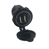 USB ŞARJ CİHAZI ÇİFT ÇIKIŞLI [RENKLİ]